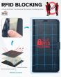 TUCCH iPhone 14 Wallet Case, iPhone 14 PU Leather Case, Folio Flip Cover with RFID Blocking, Credit Card Slots, Magnetic Clasp Closure - Full Grain Navy Blue