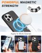 Shieldon iPhone 15 Pro Genuine Leather case, MagSafe Compatible, Raised Edges, Slim Fit Non-Slip Shockproof Protective Phone Case for iPhone 15 Pro - Black