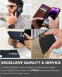 SHIELDON iPhone 15 Pro Max Magnetic Detachable Leather Case, iPhone 15 Pro Max Folio Case, MagSafe Compatible - Wine Red