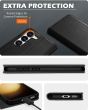 SHIELDON SAMSUNG Galaxy S23 Plus Wallet Case, SAMSUNG S23 Plus Leather Cover Flip Folio Book Case - Black