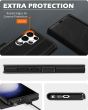 SHIELDON SAMSUNG Galaxy S23 Ultra Wallet Case, SAMSUNG S23 Ultra Leather Cover Flip Folio Book Case - Black - Retro