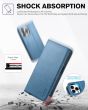 TUCCH iPhone 15 Pro Wallet Case, iPhone 15 Pro Phone Case - Light Blue
