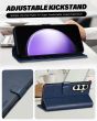 TUCCH SAMSUNG GALAXY S24 Wallet Case, SAMSUNG S24 PU Leather Case Flip Cover - Dark Blue