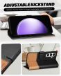 TUCCH SAMSUNG GALAXY S24 Wallet Case, SAMSUNG S24 PU Leather Case Flip Cover - Black & Brown
