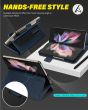 TUCCH SAMSUNG GALAXY Z FOLD5 Leather Cover Case with S Pen Holder, RFID Blocking, Magnetic Closure, Cell Phone Wallet Case with Stand