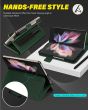 TUCCH SAMSUNG GALAXY Z FOLD5 Leather Wallet Case with S Pen Holder, Card Slots, RFID Blocking, Magnetic Closure, Front Cover, Folio Case with Stand