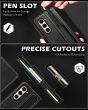 SHIELDON SAMSUNG Galaxy Z Fold5 Kickstand Case, SAMSUNG Z Fold 5 Genuine Leather Kickstand Cover - Retro  Black