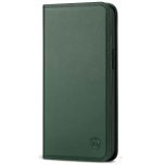 SHIELDON iPhone 13 Mini Wallet Case - Mini iPhone 13 5.4-inch Folio Book Flip Cover - Midnight Green