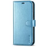 TUCCH iPhone 11 Wallet Case with Magnetic, iPhone 11 Leather Case - Shiny Light Blue