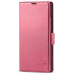 TUCCH SAMSUNG S22 Ultra Wallet Case, SAMSUNG Galaxy S22 Ultra PU Leather Cover Book Flip Folio Case with Dual Magnetic Tab - Hot Pink
