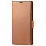 TUCCH SAMSUNG S22 Ultra Wallet Case, SAMSUNG Galaxy S22 Ultra PU Leather Cover Book Flip Folio Case with Dual Magnetic Tab - Light Brown