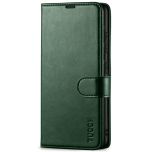 TUCCH SAMSUNG GALAXY S23 Wallet Case, SAMSUNG S23 PU Leather Case Flip Cover - Midnight Green