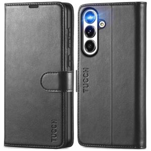 TUCCH SAMSUNG S25 FE Wallet Case, SAMSUNG Galaxy S25FE Leather Case with Credit Card Slots RFID Blocking Kickstand Magnetic Closure PU Leather Flip Stand Phone Cover for Galaxy S25FE 5G (2025)