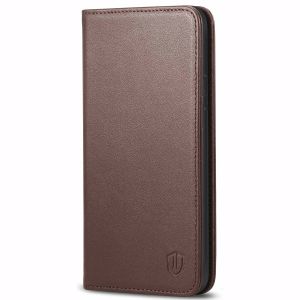 SHIELDON iPhone 7 Plus Book Case, kickstand Design, Handcrafted, Genuine Leather