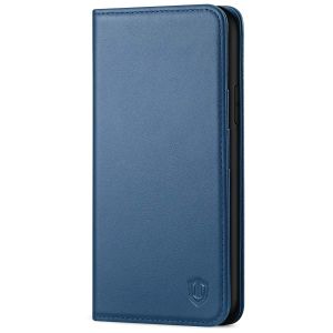 SHIELDON iPhone XR Wallet Case - iPhone XR Leather Case - Royal Blue