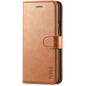 TUCCH iPhone XR Wallet Case - iPhone XR Leather Cover - Light Brown