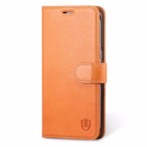 SHIELDON Galaxy S7 Edge Genuine Leather Wallet Case