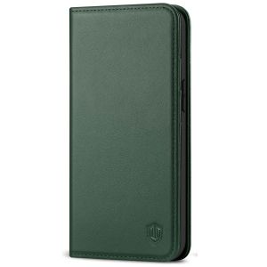 SHIELDON iPhone 13 Mini Wallet Case - Mini iPhone 13 5.4-inch Folio Book Flip Cover - Midnight Green