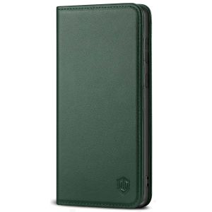 SHIELDON SAMSUNG GALAXY S20FE Folio Case Wallet Case, SAMSUNG GALAXY S20FE Genuine Leather Wallet Case - Midnight Green