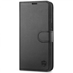 SHIELDON iPhone 14 Pro Wallet Case, iPhone 14 Pro Genuine Leather Cover with RFID Blocking, Book Folio Flip Kickstand, Magnetic Clasp Closure for iPhone 14 Pro 6.1-inch 5G