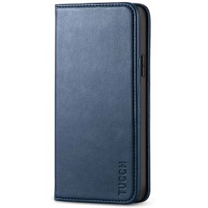 TUCCH iPhone 12 Pro Max Wallet Case, iPhone 12 Pro Max PU Leather Case, Flip Cover with Stand, Credit Card Slots, Magnetic Closure for iPhone 12 Pro Max 6.7-inch 5G Blue