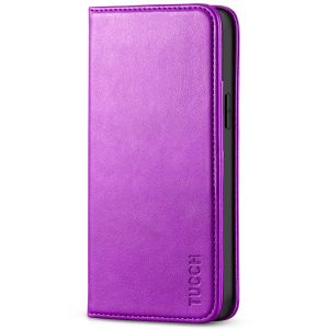 TUCCH iPhone 14 Plus Wallet Case, iPhone 14 6.7-Inch Plus Flip Folio Book Cover, Magnetic Closure Phone Case - Purple