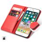 SHIELDON iPhone 6S Wallet Phone Case with Genuine Leather with TPU