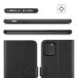 TUCCH iPhone 11 Pro Max Wallet Case for Men, iPhone 11 Pro Max Leather Cover with Magnetic Clasp - Black