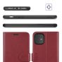 TUCCH iPhone 11 Wallet Case for Women, iPhone 11 Folio Case Thin - Dark Red
