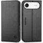 SHIELDON iPhone Air Wallet Case, iPhone Air Genuine Leather Cover, Magnetic Closure, RFID Blocking, Book Fold Folio Flip Style, Kickstand, Credit Card Holder, Shockproof TPU Drop Protective Phone Case for iPhone Air 6.5" 2025