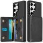 TUCCH SAMSUNG Galaxy S25 Ultra PU Leather Case with Undetachable Wallet, SAMSUNG Galaxy S25 Ultra Phone Case with Card Holder, Raised Edge RFID Blocking Anti-Slip Shockproof Protective Wallet Case