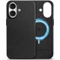 Shieldon iPhone 17 Genuine Leather case, MagSafe Compatible, Wireless Charging, Raised Edges, Slim Fit Elegant Non-Slip Shockproof Protective Phone Case with Metal Buttons for Regular iPhone 17 6.3-inch 2025