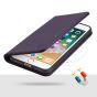 SHIELDON iPhone 8 Plus Flip Cover, iPhone 7 Plus Folio Case - Genuine Leather Case, Kickstand Function