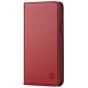 SHIELDON iPhone 11 Pro Wallet Case, Genuine Leather, Auto Sleep/Wake, RFID Blocking, Magnetic Closure - Dark Red