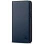SHIELDON iPhone 11 Pro Wallet Case, Genuine Leather, Auto Sleep/Wake, RFID Blocking, Magnetic Closure - Navy Blue