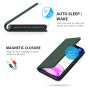 SHIELDON iPhone 11 Pro Max Wallet Case, Genuine Leather, Kick-stand, Magnetic Closure with Auto Sleep/Wake Function - Midnight Green
