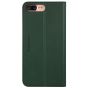 SHIELDON iPhone 8 Plus Wallet Case - iPhone 7 Plus Genuine Leather Kickstand Case - Midnight Green