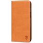 SHIELDON iPhone 15 Pro Max Genuine Leather Wallet Case, iPhone 15 Pro Max Card Holder Phone Case - Brown