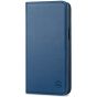 SHIELDON iPhone 15 Pro Max Genuine Leather Wallet Case, iPhone 15 Pro Max Folio Cover with Card Slots - Royal Blue
