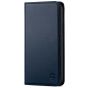 SHIELDON iPhone XR Wallet Case - iPhone XR Leather Case - Navy Blue