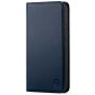 SHIELDON iPhone XS Leather Wallet Case Cover, Genuine Leather + TPU, Full Protection, Auto Sleep/Wake Up, Kickstand, Book Flip Folio Style, Magnetic Closure, RFID, Wireless Charging - Blue