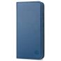 SHIELDON SAMSUNG GALAXY S21FE Flip Folio Book Kickstand Case, SAMSUNG S21 FE Genuine Leather Wallet Case - Royal Blue