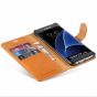 SHIELDON Galaxy S7 Edge Genuine Leather Wallet Case
