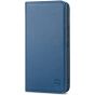 SHIELDON SAMSUNG Galaxy A53 Wallet Case, SAMSUNG A53 Genuine Leather Case RFID Blocking Card Holder Magnetic Closure Kickstand Protective Book Flip Folio Cover - Royal Blue