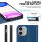 SHIELDON iPhone 12 Mini Wallet Case - Mini iPhone 12 5.4-inch Folio Case - Royal Blue
