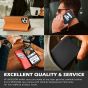 SHIELDON iPhone 12 Pro Max Wallet Case - iPhone 12 Pro Max 6.7-inch Folio Leather Case Cover - Midnight Green