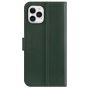 SHIELDON iPhone 12 Pro Max Wallet Case, Genuine Leather Folio Cover with Kickstand and Magnetic Closure for iPhone 12 Pro Max 6.7-inch 5G Midnight Green