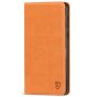 SHIELDON SAMSUNG GALAXY S20FE Folio Case Wallet Case, SAMSUNG GALAXY S20FE Genuine Leather Wallet Case - Brown
