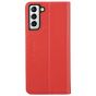 SHIELDON SAMSUNG S21 Plus Wallet Case - SAMSUNG Galaxy S21 Plus 6.7-inch Folio Leather Case - Red