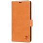 SHIELDON SAMSUNG Galaxy S23 Ultra Wallet Case, SAMSUNG S23 Ultra Leather Cover Flip Folio Book Case - Brown